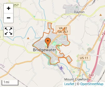 Area schools map