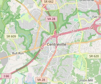 Area schools map