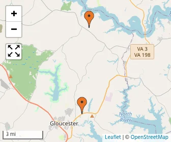 Area schools map
