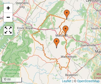 Area schools map