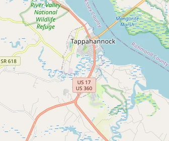 Area schools map