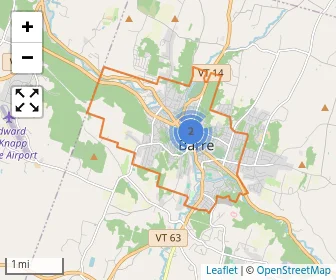 Area schools map