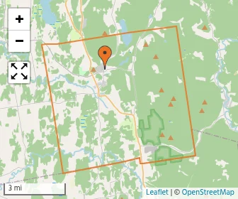 Area schools map