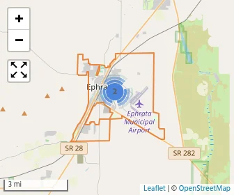 Area schools map
