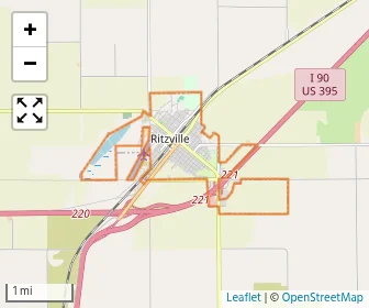 Area schools map
