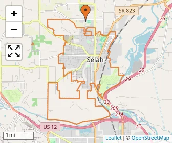 Area schools map