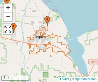 Area schools map