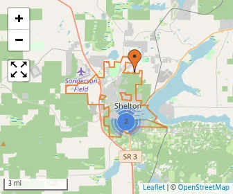 Area schools map