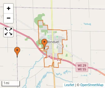 Area schools map