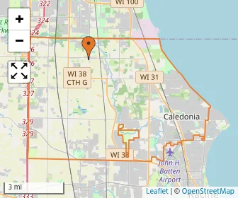 Area schools map