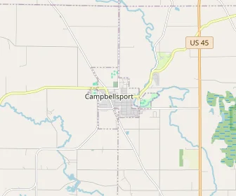 Area schools map