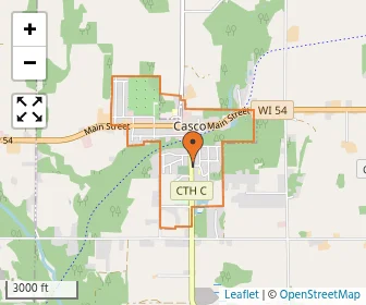 Area schools map