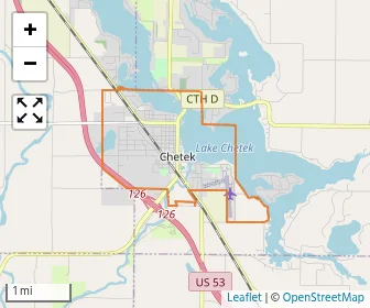 Area schools map