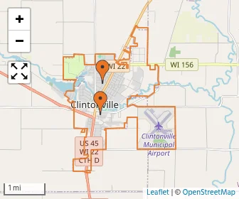 Area schools map