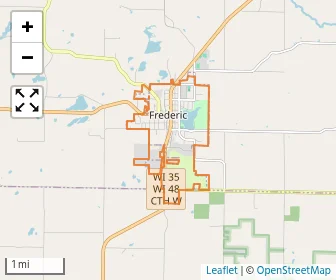 Area schools map
