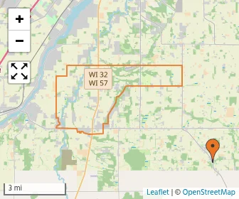 Area schools map