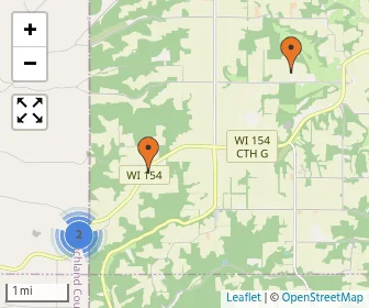 Area schools map