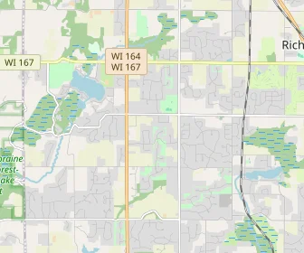 Area schools map