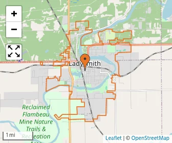 Area schools map