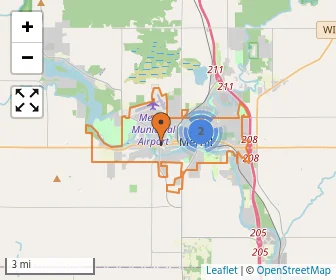 Area schools map