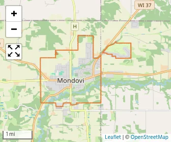 Area schools map