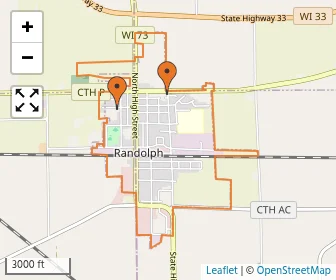 Area schools map
