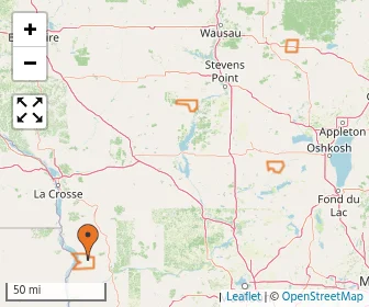 Area schools map