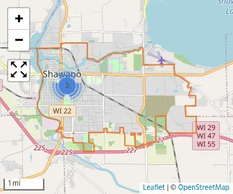 Area schools map