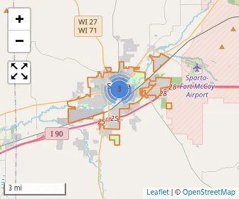 Area schools map