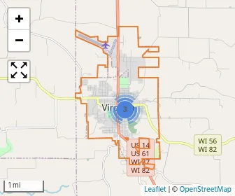Area schools map