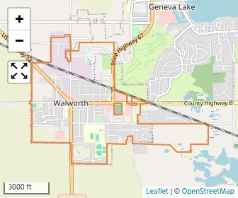 Area schools map