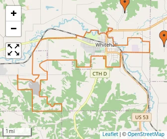 Area schools map