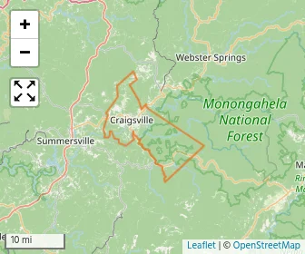 Area schools map