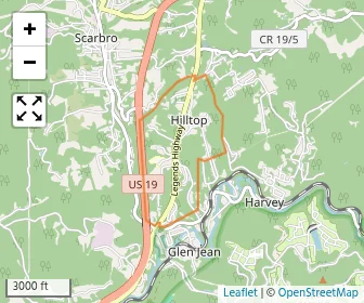 Area schools map